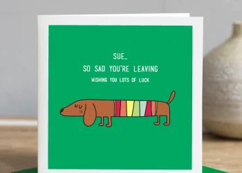Leaving Cards: A Tangible Expression of Sentiment in Times of Transition